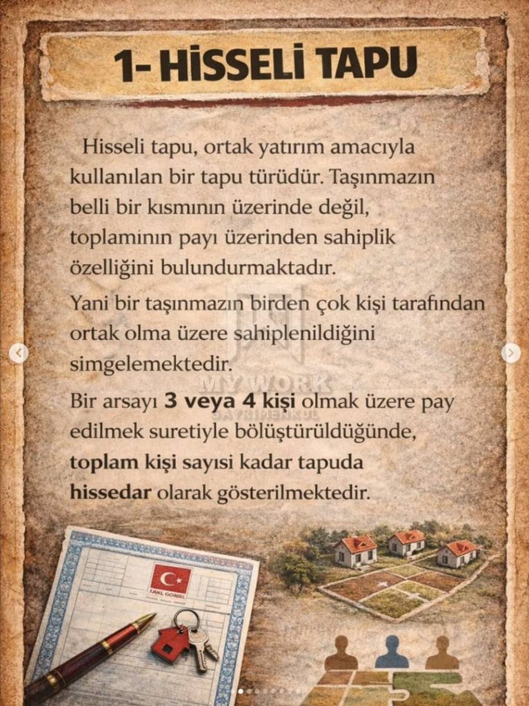 HİSSELİ TAPU